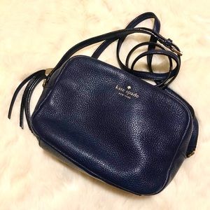 Kate Spade Navy Leather Camera Bag